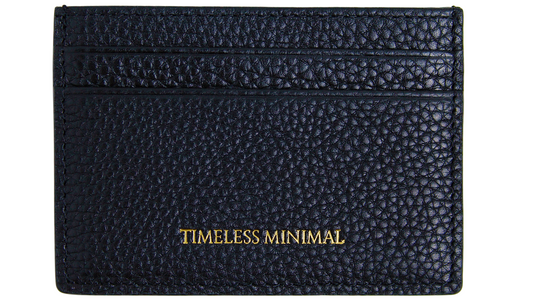 LEATHER CARD HOLDER  NOIR